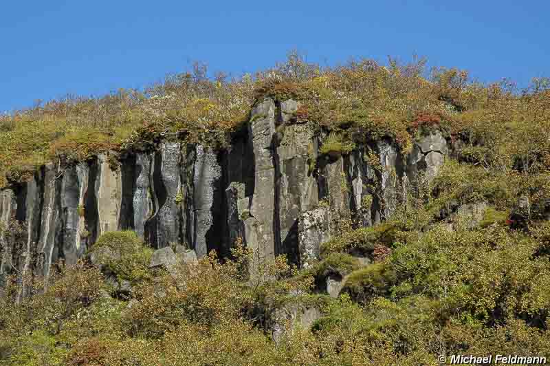 Svartifoss Basaltsäulen
