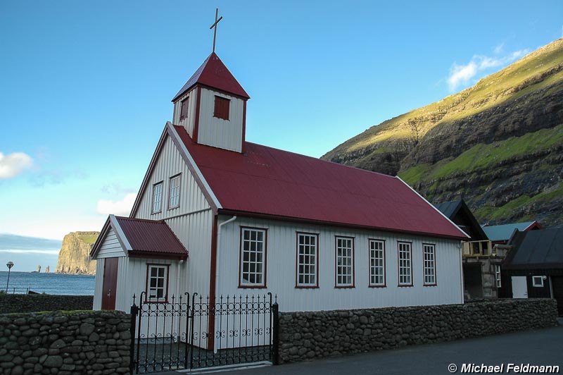 Tjørnuvík Kirche