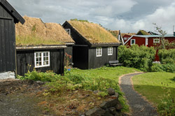 Tórshavn Altstadt auf Tinganes