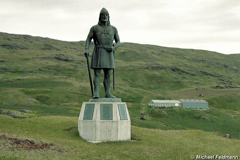 Leif Erikson Statue Brattahlíð