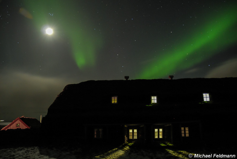 Polarlichter Eyjafjörður