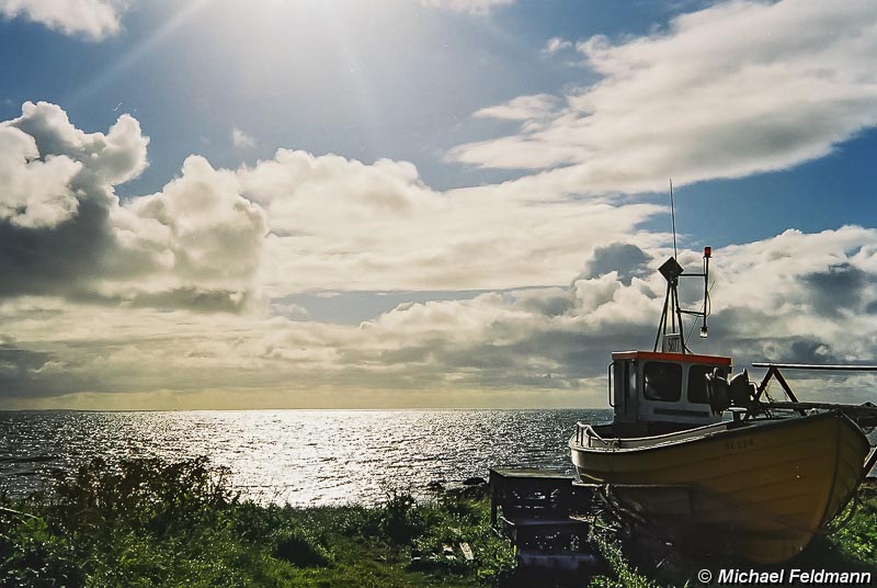 Boot an Islands Südküste