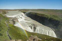 Der Wasserfall Gullfoss