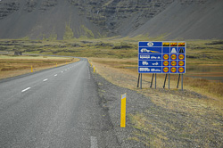 Geschwindigkeitsbegrenzungen Island