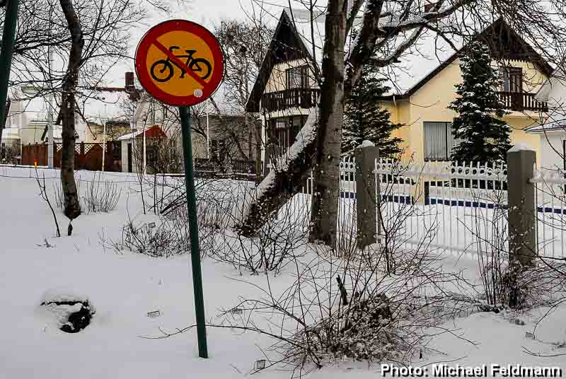Verkehrsschild Fahrradverbot