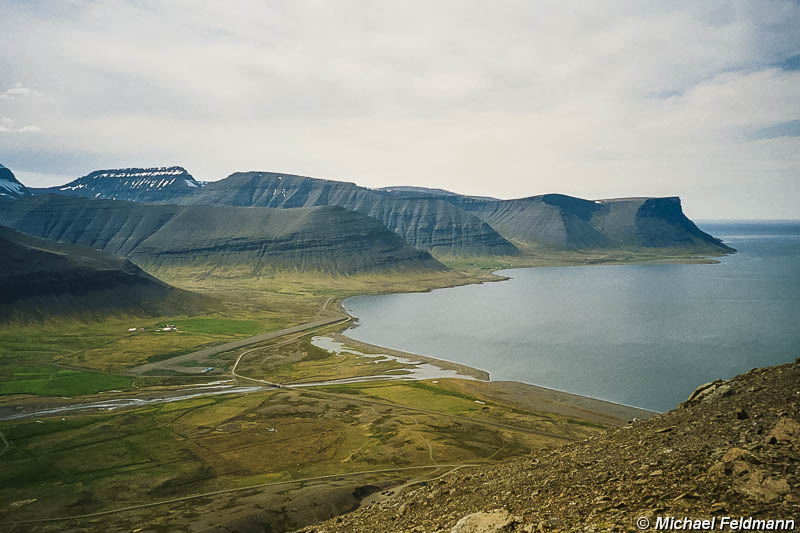 Sandafell bei Þingeyri in den Westfjorden