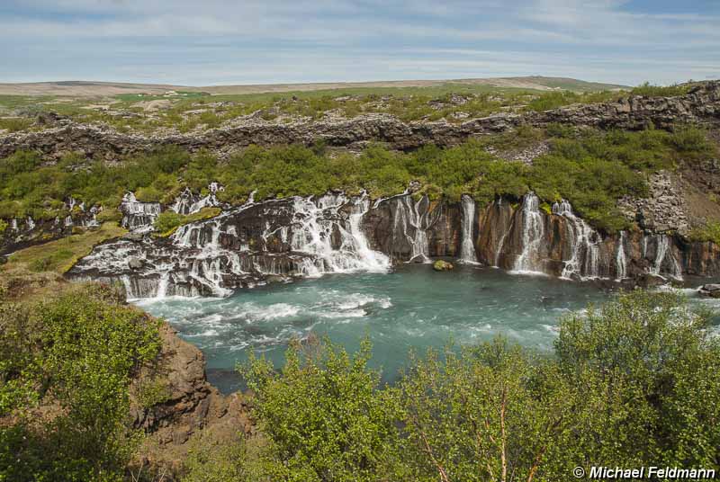 Lavawasserfälle Hraunfossar