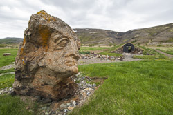 Bildhauer Páll Guðmundsson in Husafell